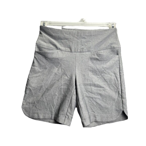 Lady Hagen 7” Inseam Gray Golf Shorts Pull On Tummy Control size Small New - Picture 1 of 16